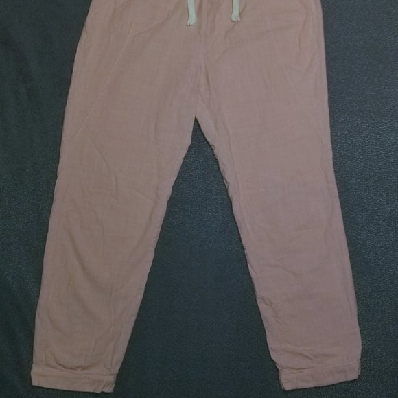 Pink Drawstring Pants With Pockets - Picture 2 of 13